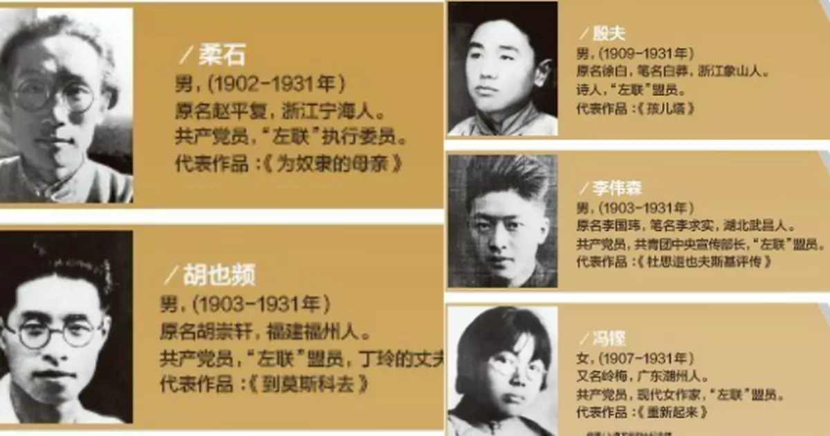 「左聯五烈士」其實是中共一場黨內鬥爭的犧牲者
