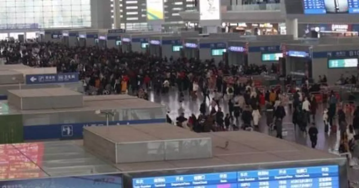 元旦小長假首日全國鐵路預計發送旅客1200萬人次