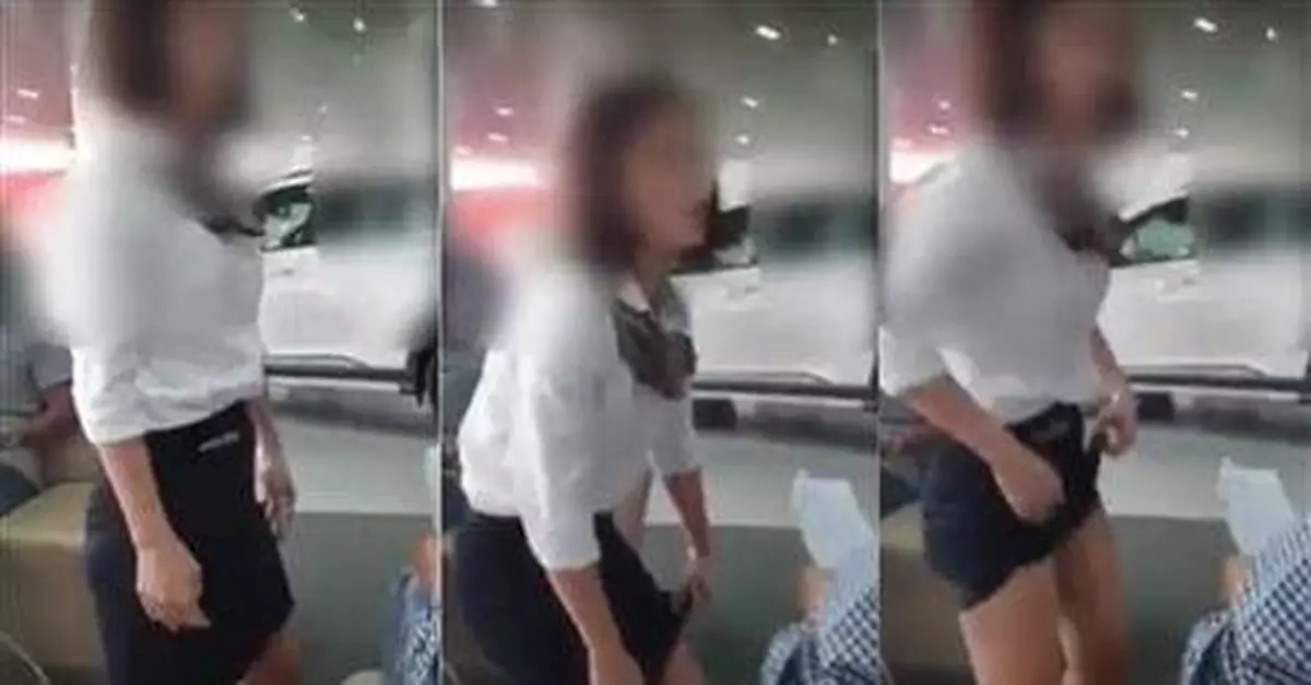 車行OL被罵妓女氣到」撩裙」 網暴動：店在哪？