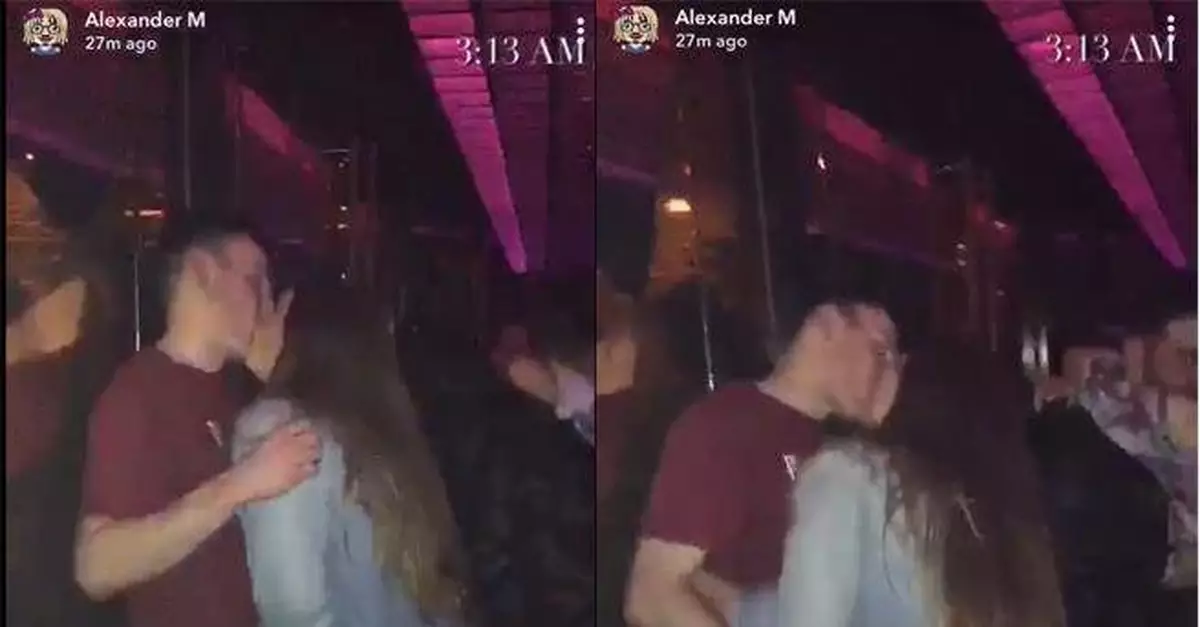 正妹喝醉狂親「彎腰服務」男伴驚恐表情全都錄