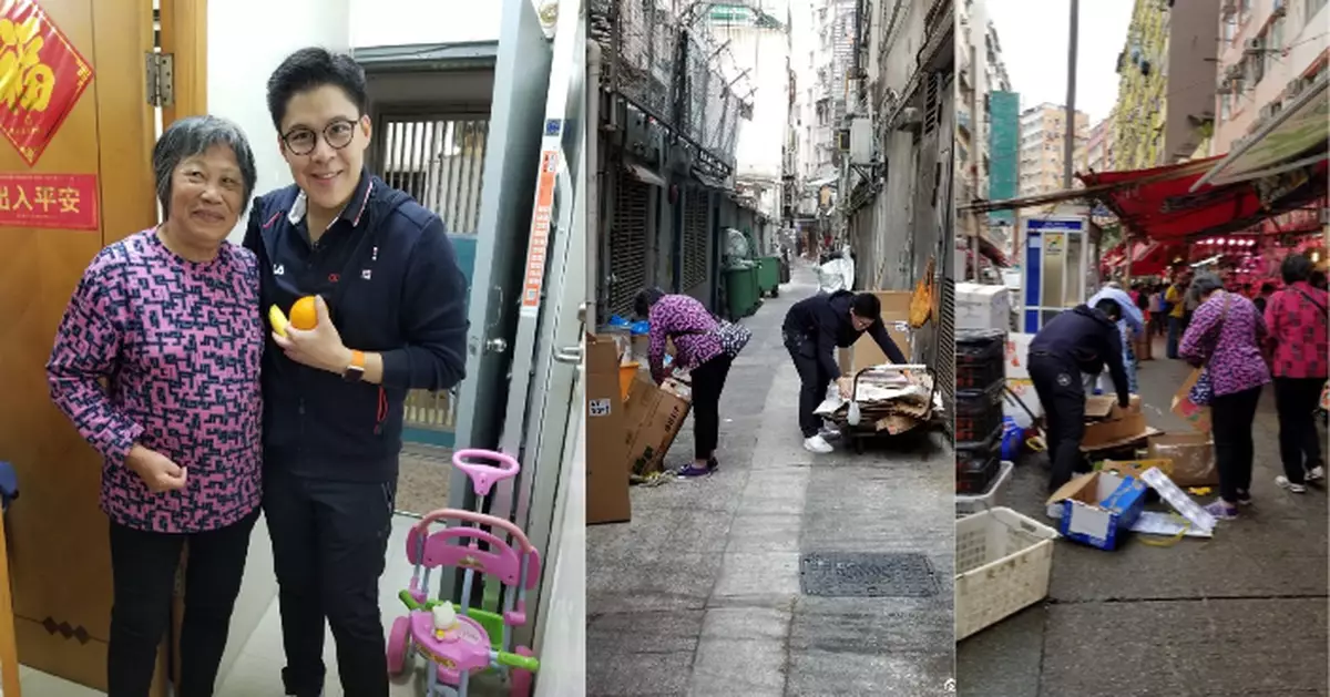 為低層出力陪老婆婆執紙皮 霍啟剛：應好好反醒一下甚麼叫知足