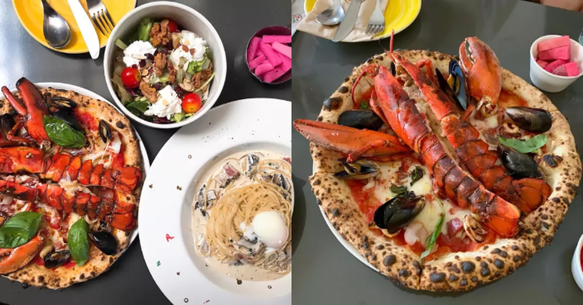 劉在錫都愛的餐廳！海鮮Pizza龍蝦超大隻
