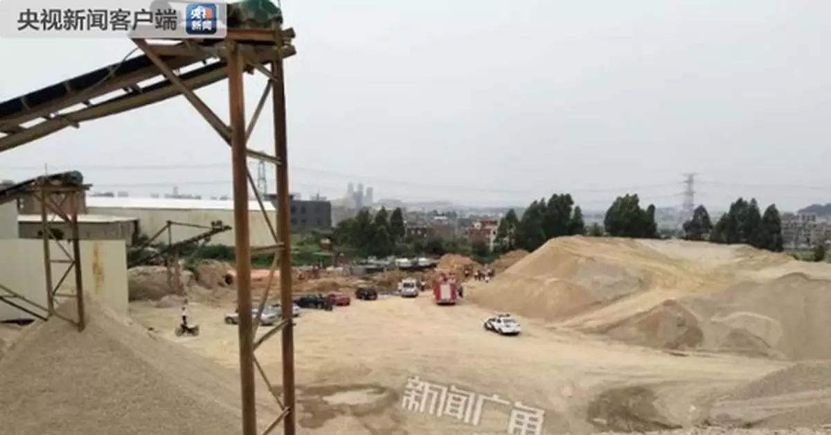 福建泉州一在建工地邊坡坍塌 2死3傷