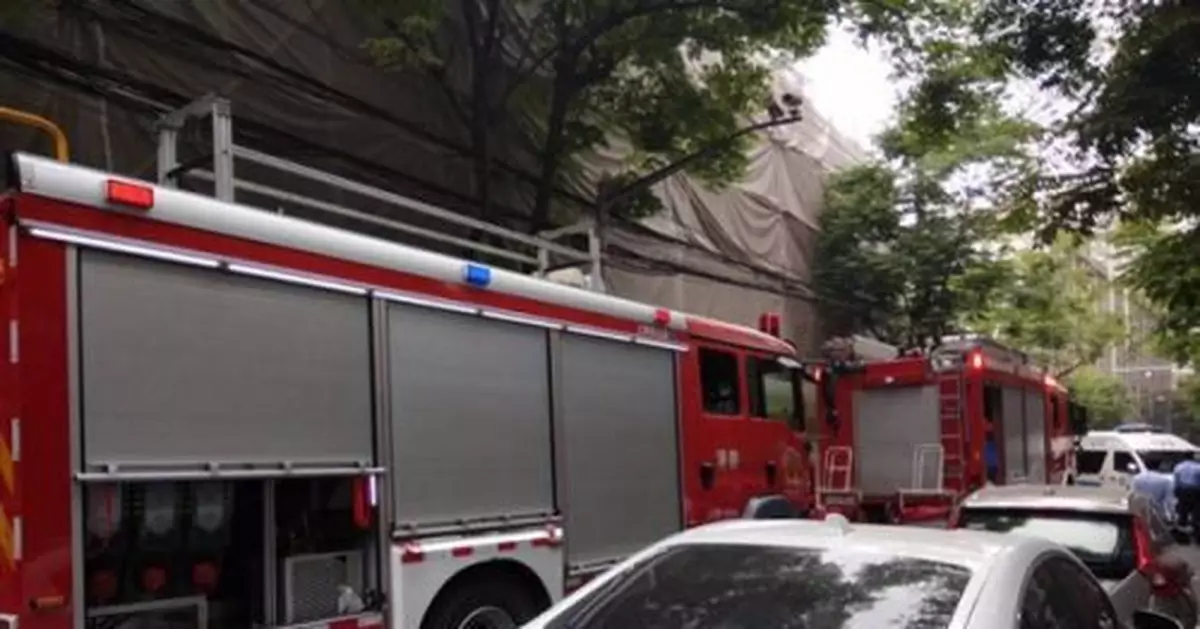 上海一改造建築坍塌疑有人被埋壓 現場已交通管制