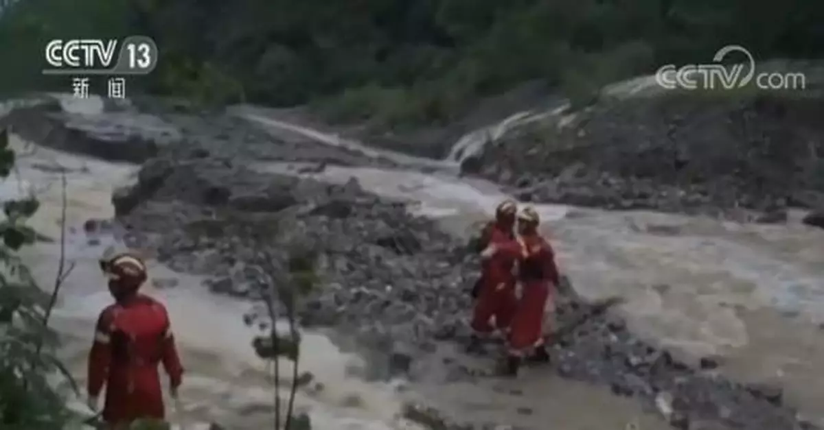 廣西持續降雨引發洪水 有群眾被洪水沖走遇難