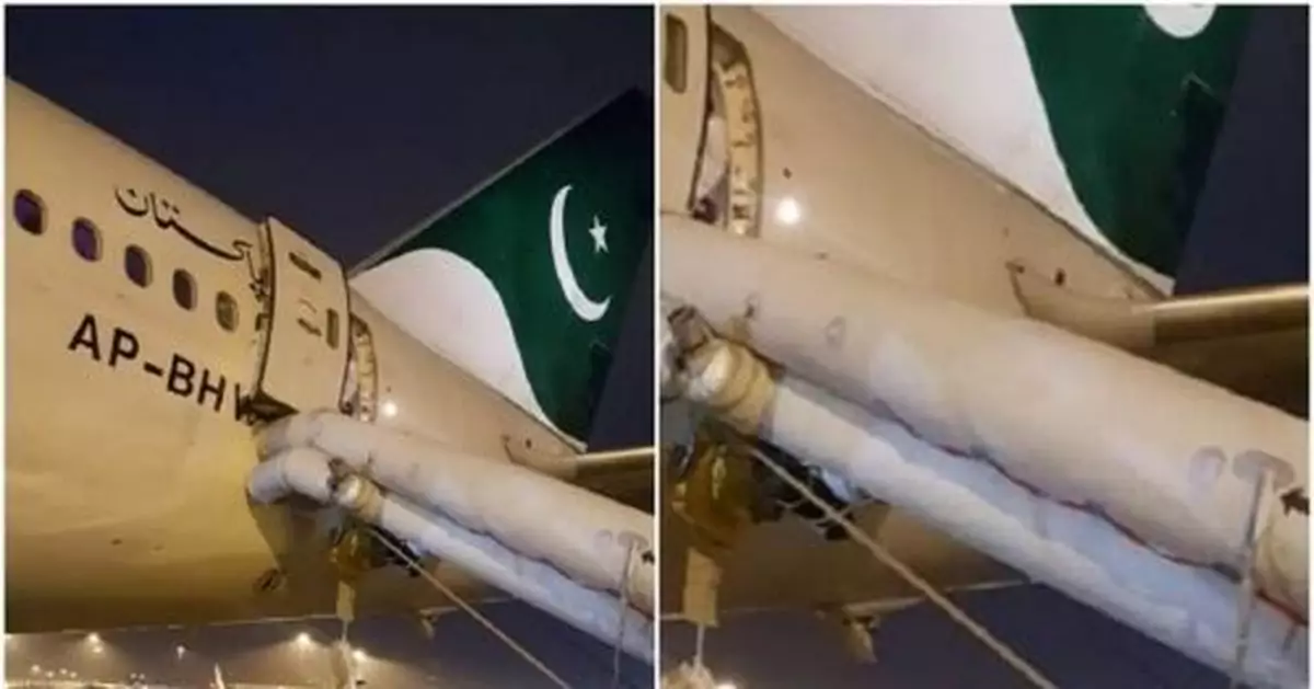 女乘客誤將「逃生門」當廁所 打開彈出救生梯