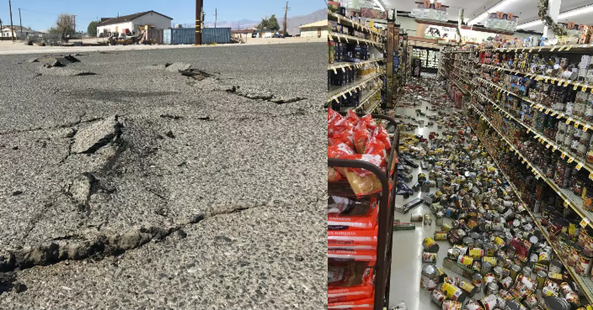 加州發生6.4級地震20年來最強 洛杉磯居民感受到搖晃