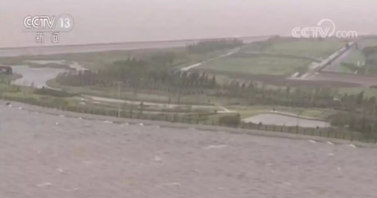 超強颱風「利奇馬」到達上海 風力達12級左右