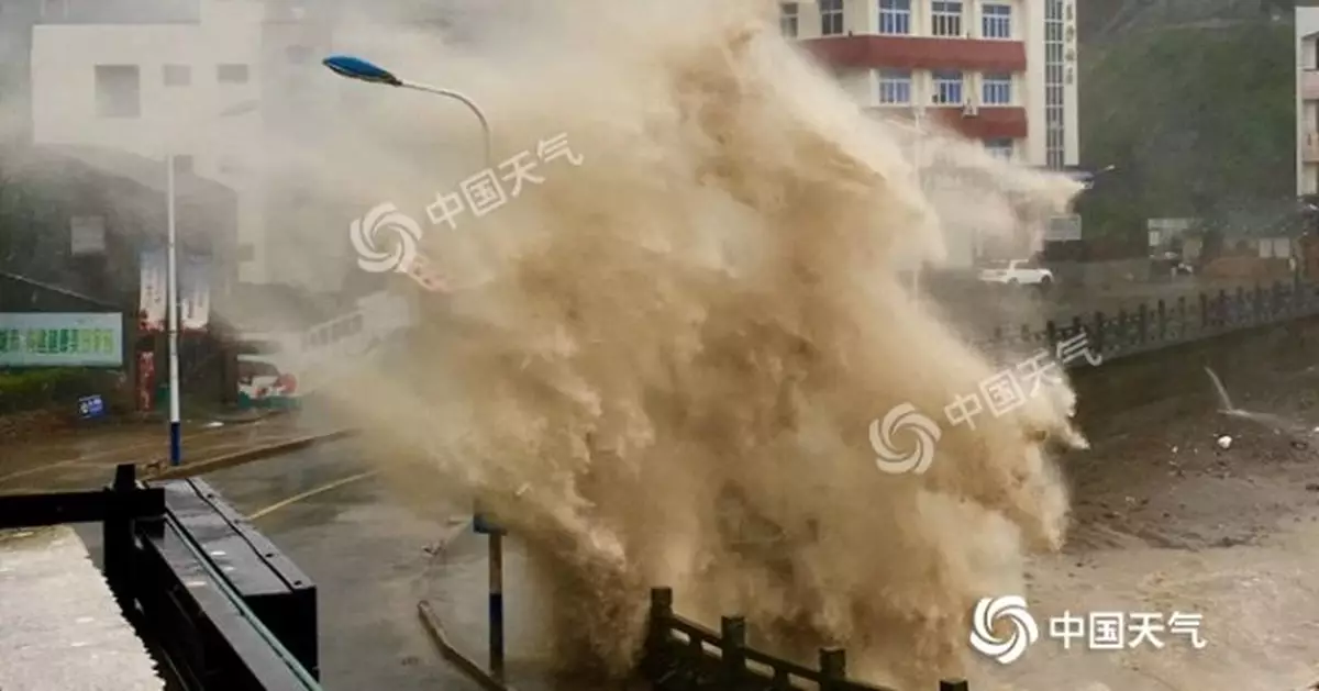 颱風「利奇馬」11日晚將在山東半島南部再次登陸