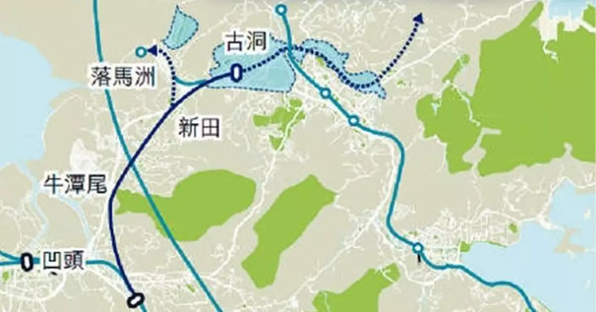 開展北環綫鐵路 沿綫地積比可增至六倍