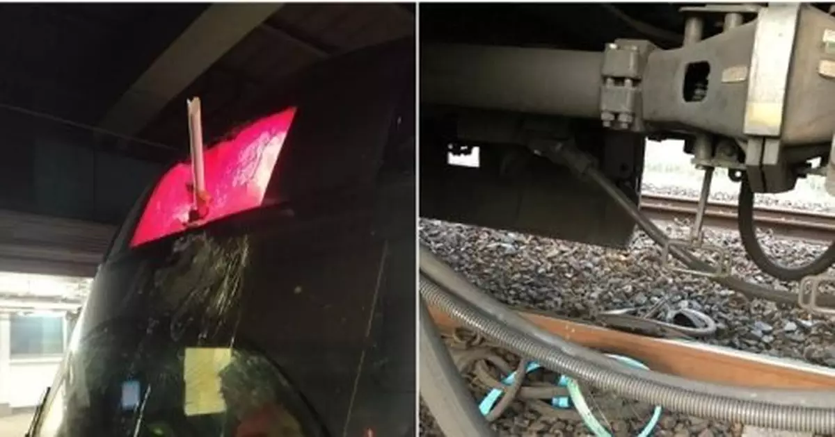 有列車被掟雜物及燃燒彈 港鐵報警追責