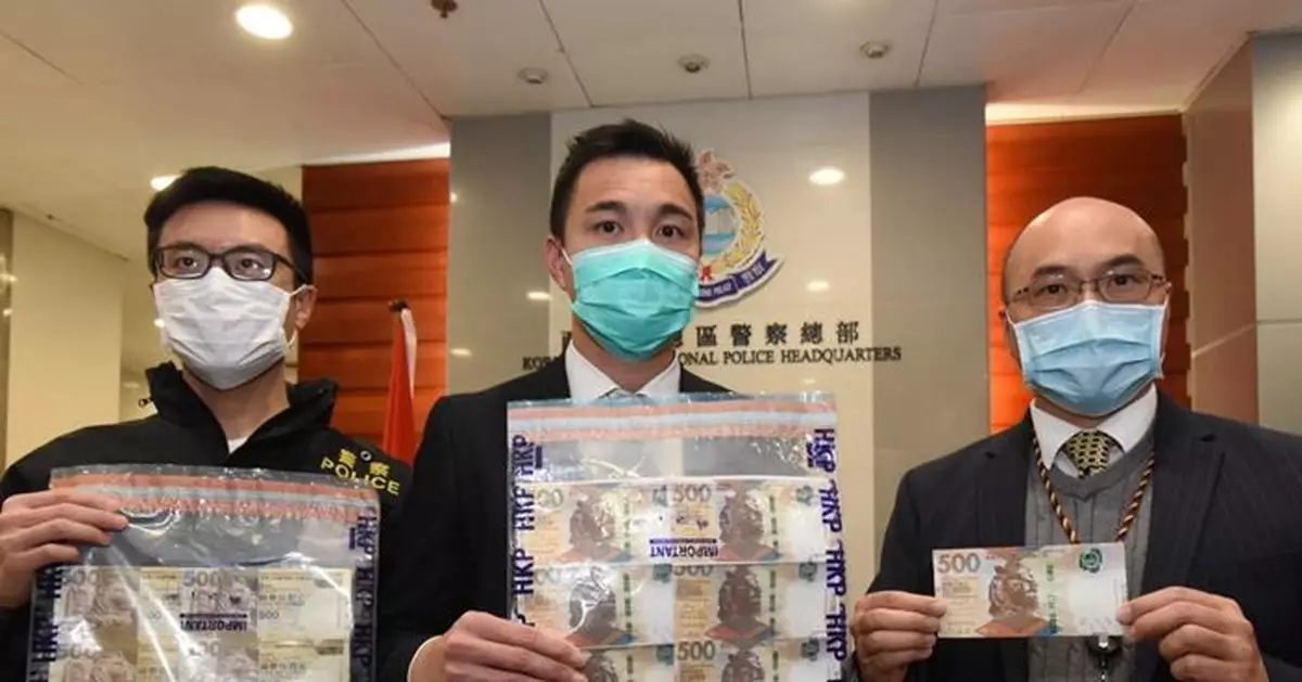 警方破2宗偽鈔案拘捕5人  檢獲31萬元偽鈔