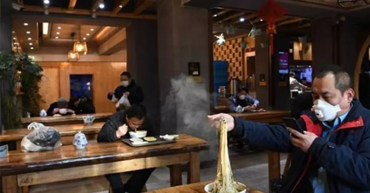 甘肅全面恢復堂食就餐 食客間隔需1米以上