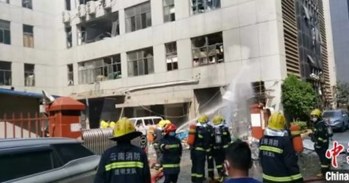 昆明一鍋爐房發生爆炸 明火被撲滅傷者已送醫