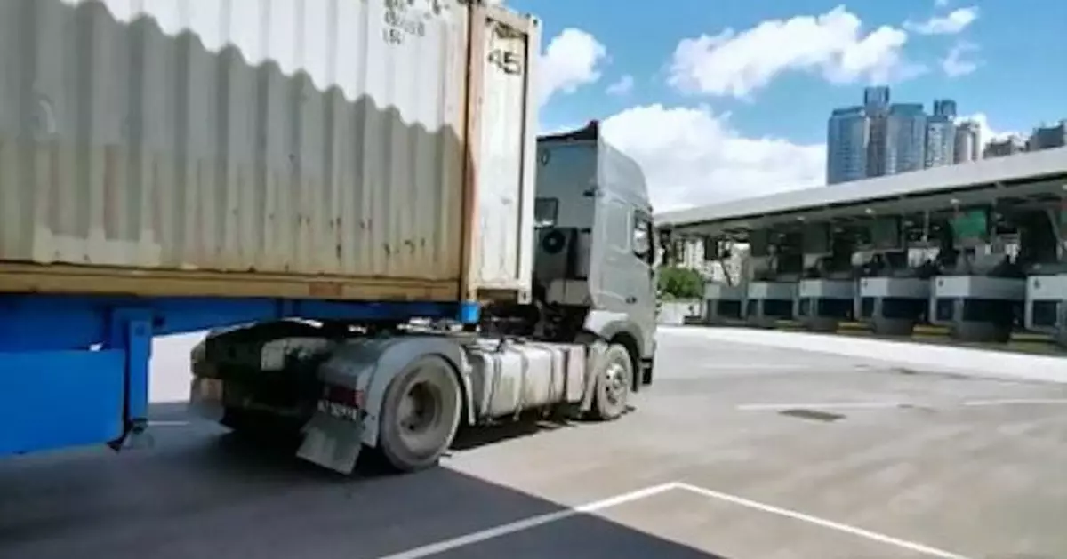 運輸業界試用蓮塘香園圍口岸過關 指過程大致順利