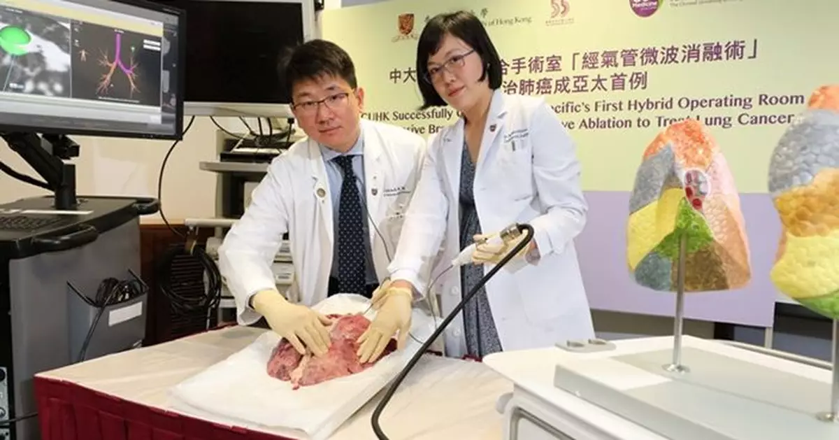 中大醫學院全球首宗混合手術 治療肺轉移癌症病人