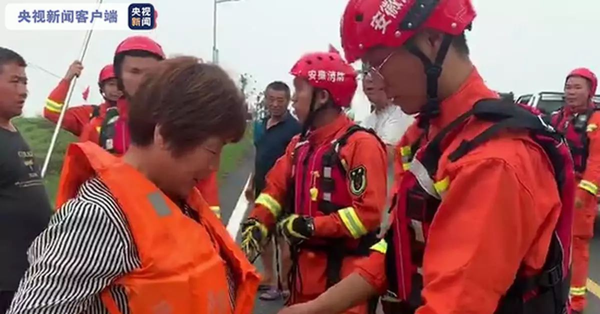 安徽王家壩開閘24小時後 現場救援仍在進行中