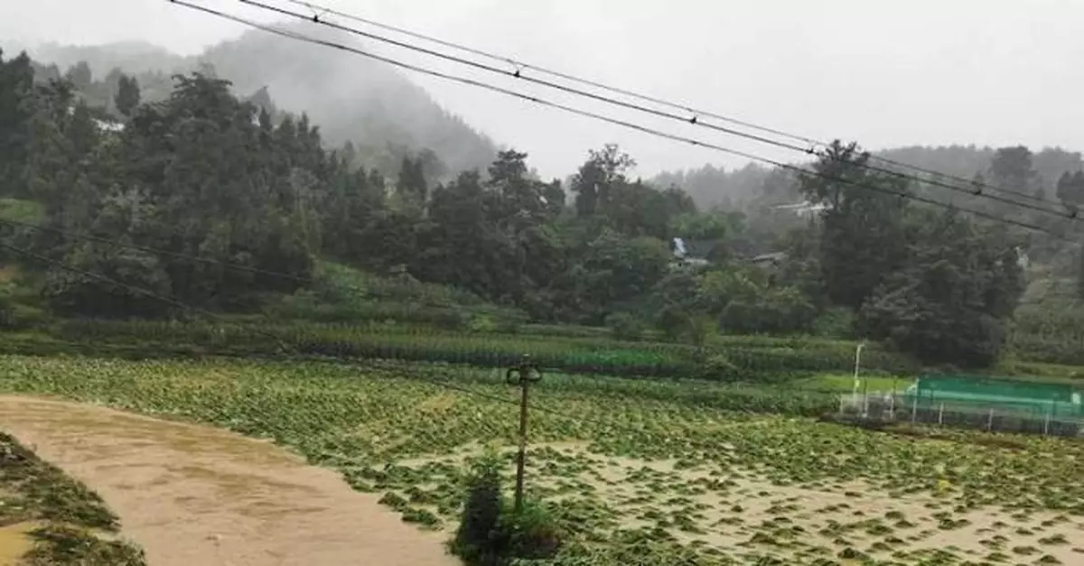 四川古藺強降雨致4.3萬人受災 無人傷亡
