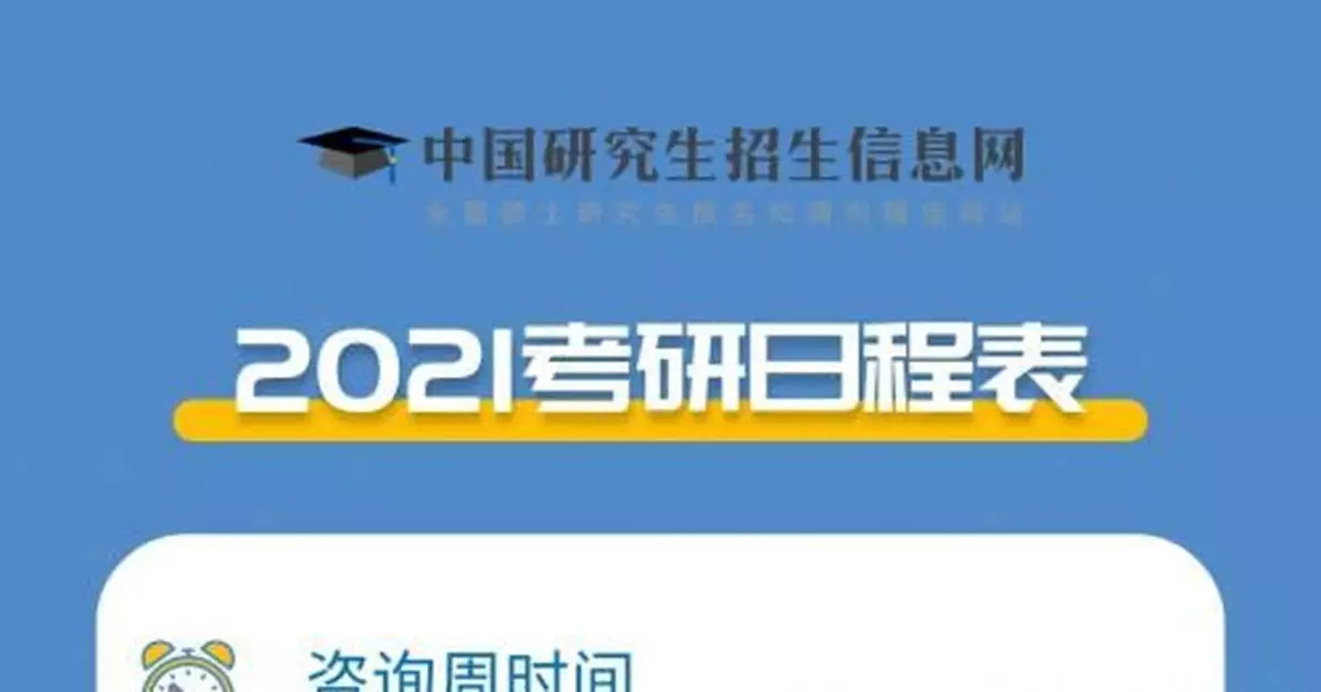 2021年考研初試時間確定了！