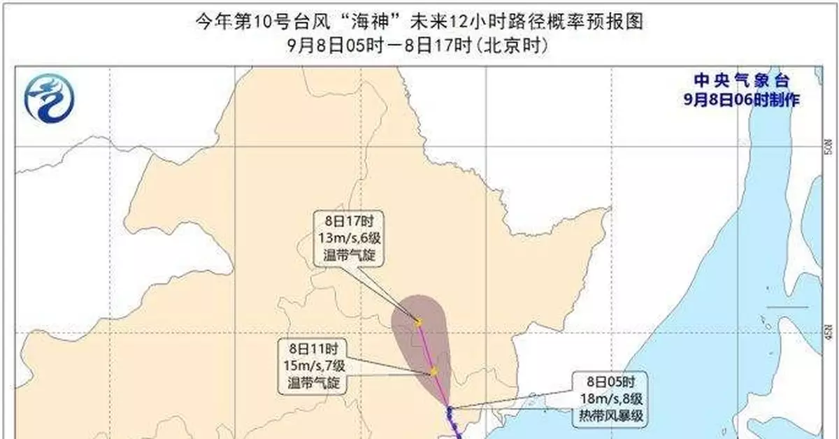 颱風預警解除！「海神」已於7日夜間減弱為熱帶風暴