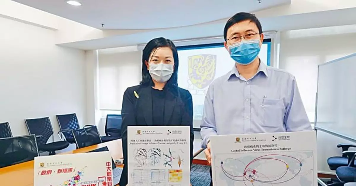 【教育要聞】中大AI演算法測病毒 提升流感疫苗效用