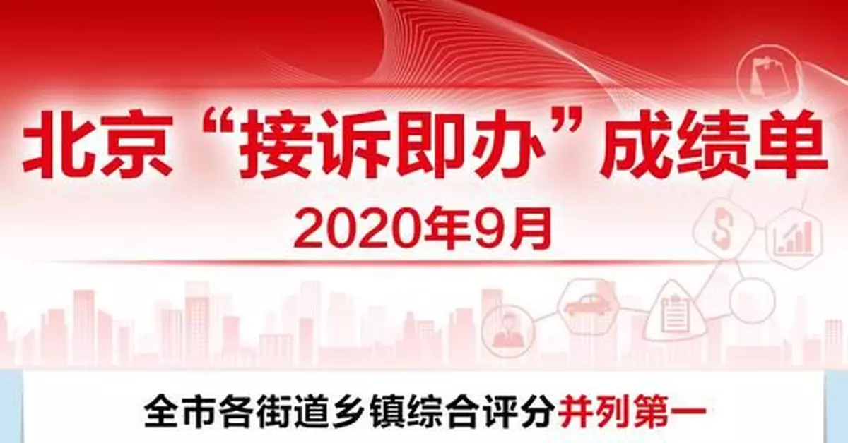 北京「接訴即辦」9月成績單來了 你家街道上榜了嗎？