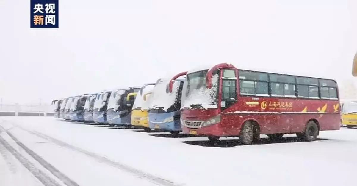 內蒙古中東部出現大到暴雪 多條高速公路臨時封閉