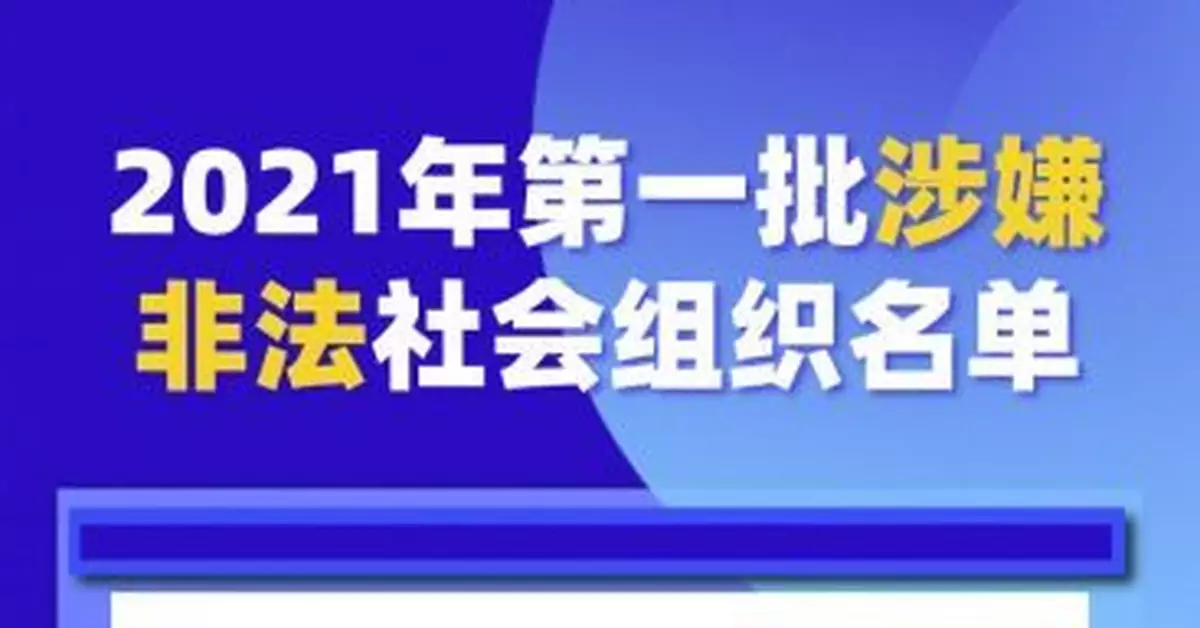 警惕！這10家社會組織為涉嫌非法社會組織！
