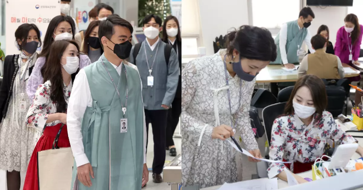 韓國文觀部定每月「韓服日」 將傳統服飾融入生活推動文化傳承