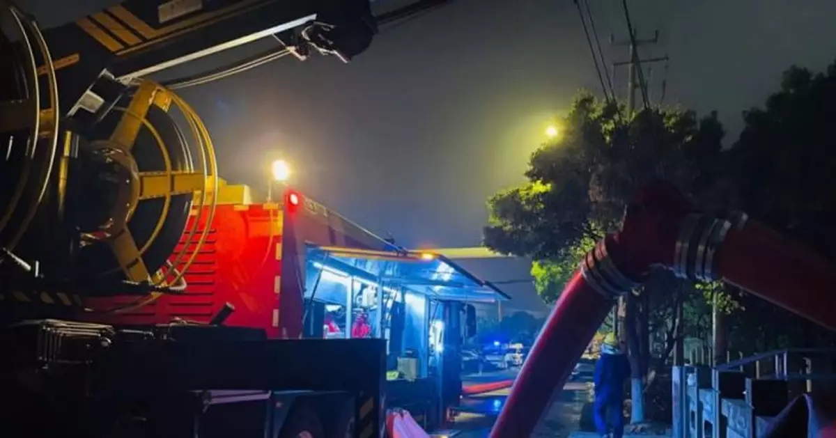 上海廠房失火撲救近12小時，8人失聯被困