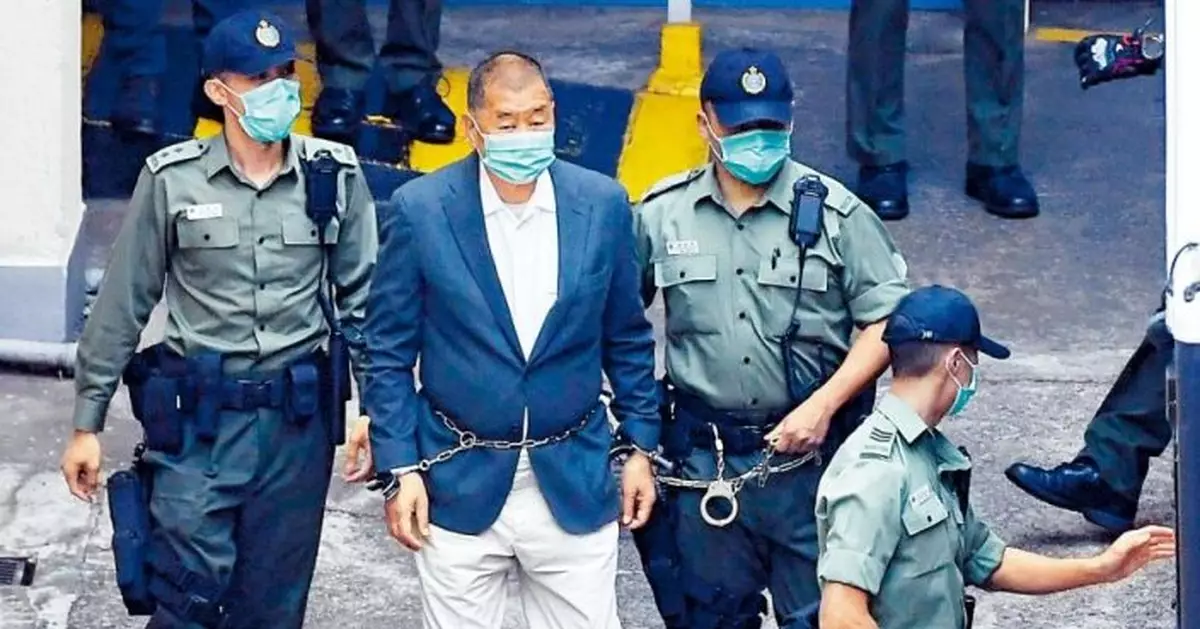 黎智英等七被告 8‧18非法集結罪成