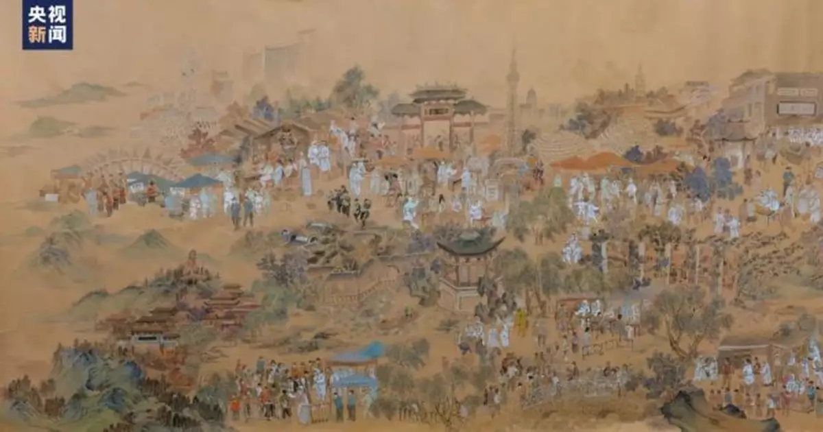 這幅「核酸檢測上河圖」火了，細節太震撼！