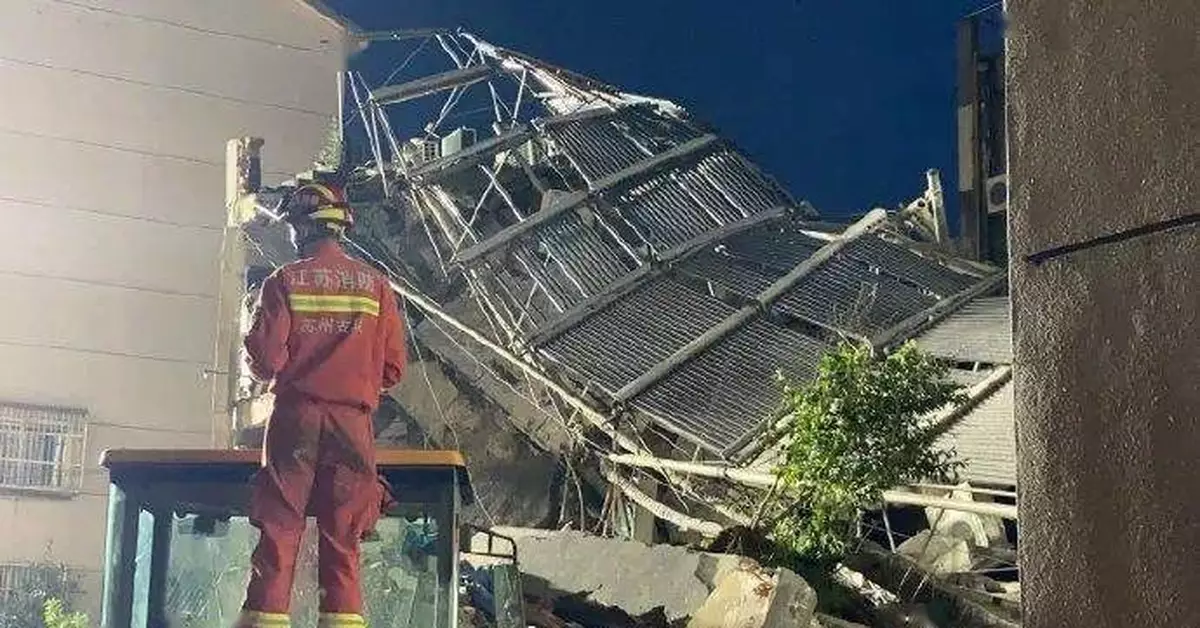 揪心！蘇州一酒店倒塌，有傷亡