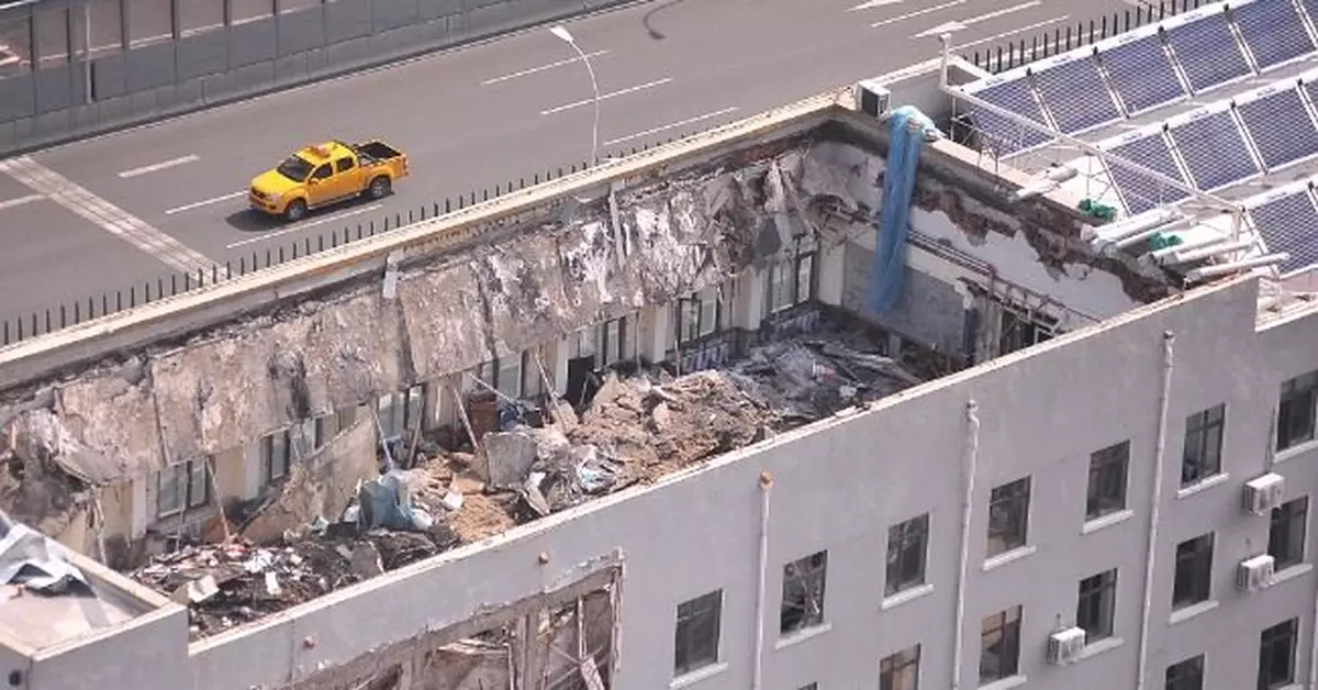 哈爾濱一公司頂層樓板塌落，已造成4人死亡7人受傷