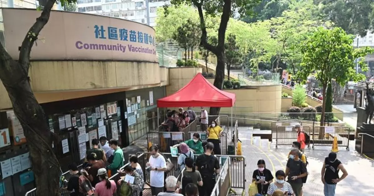 本港已接種疫苗逾815萬劑 381萬人已打第2針