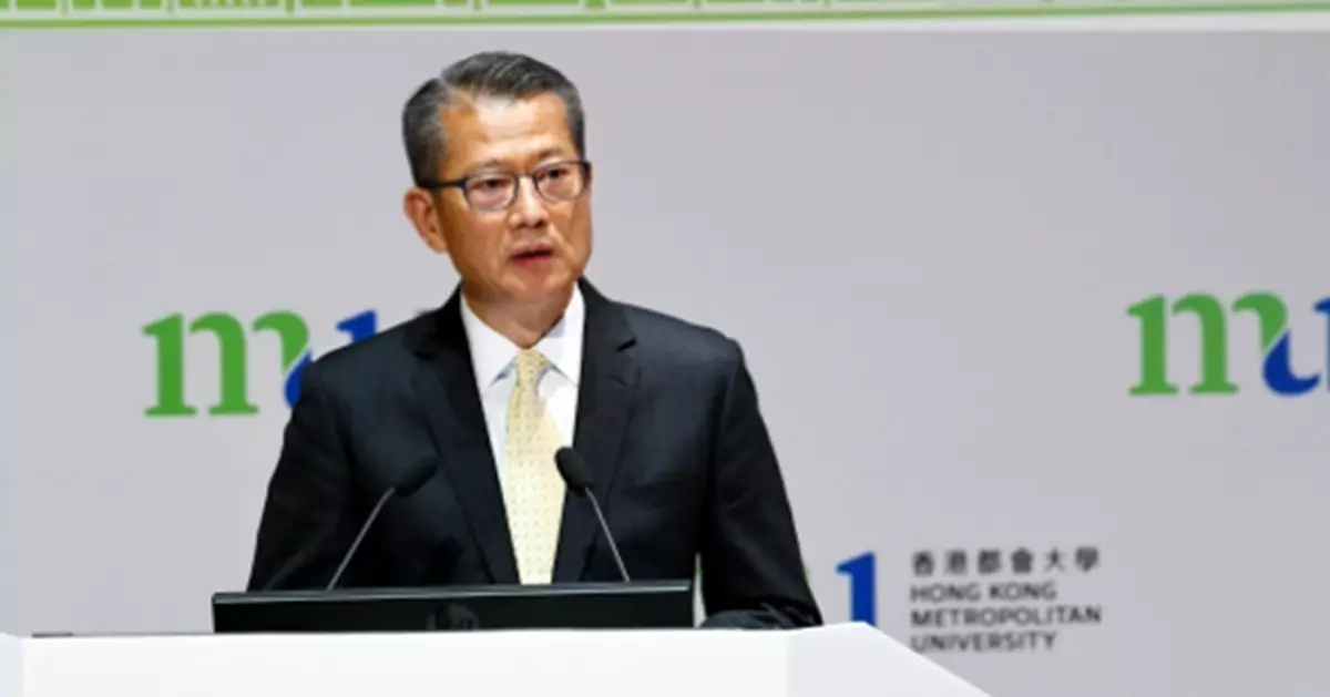 陳茂波擔任「都大講堂」講者 分析香港經濟形勢