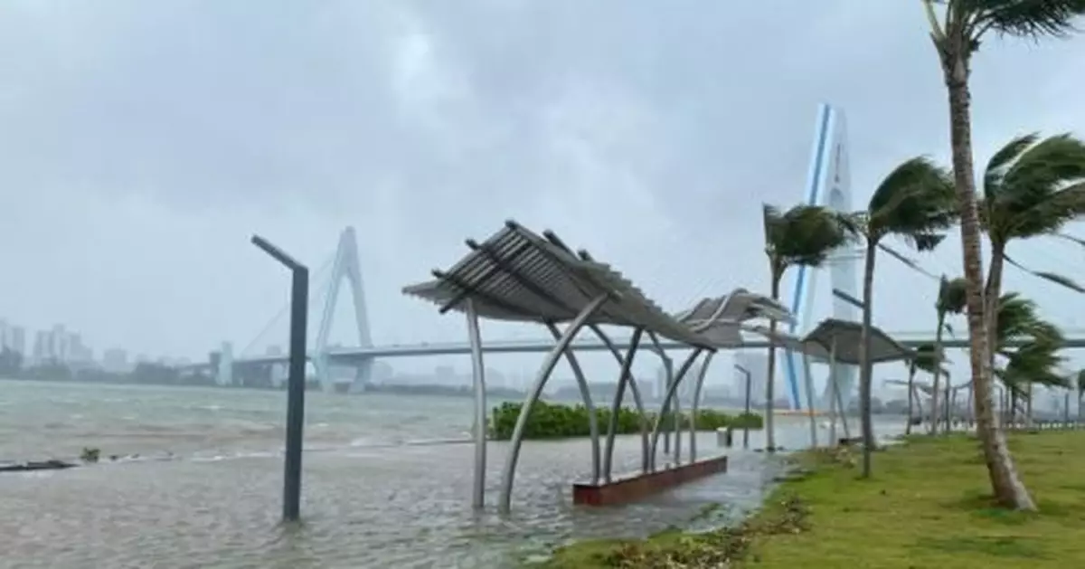 颱風「圓規」登陸海南島 造成較嚴重影響