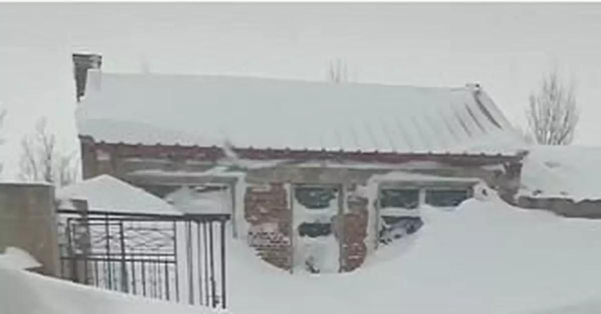 內蒙古通遼積雪深度「破紀錄」 謹防「白災」