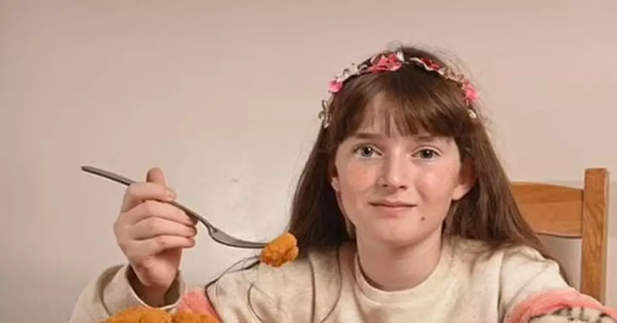 英女童患怪病一歲起只吃雞塊 吃了十年被誤會偏食