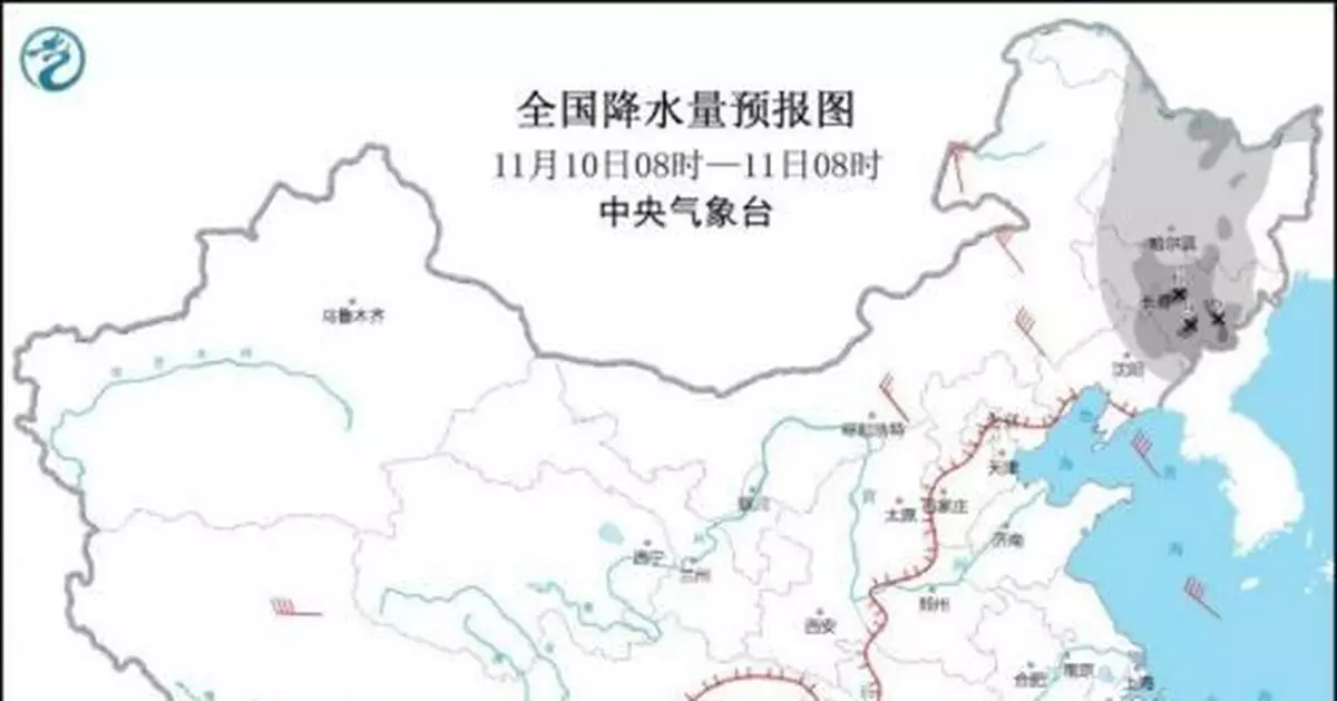 東北地區局地仍有大雪 四川南部等地有小雨或雨夾雪