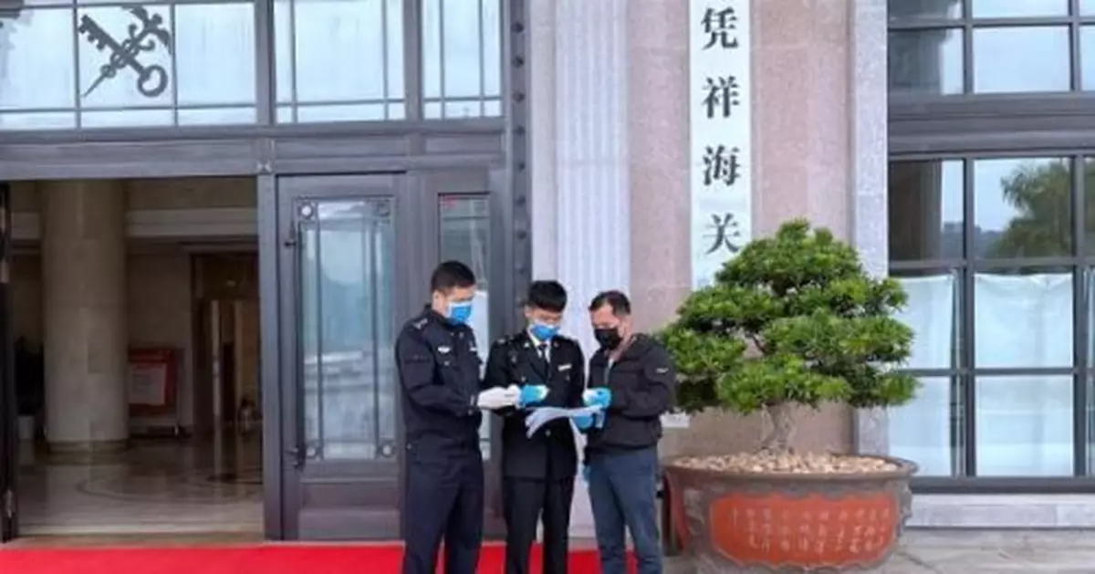 憑祥海關向林業部門移交象牙及其製品近55千克