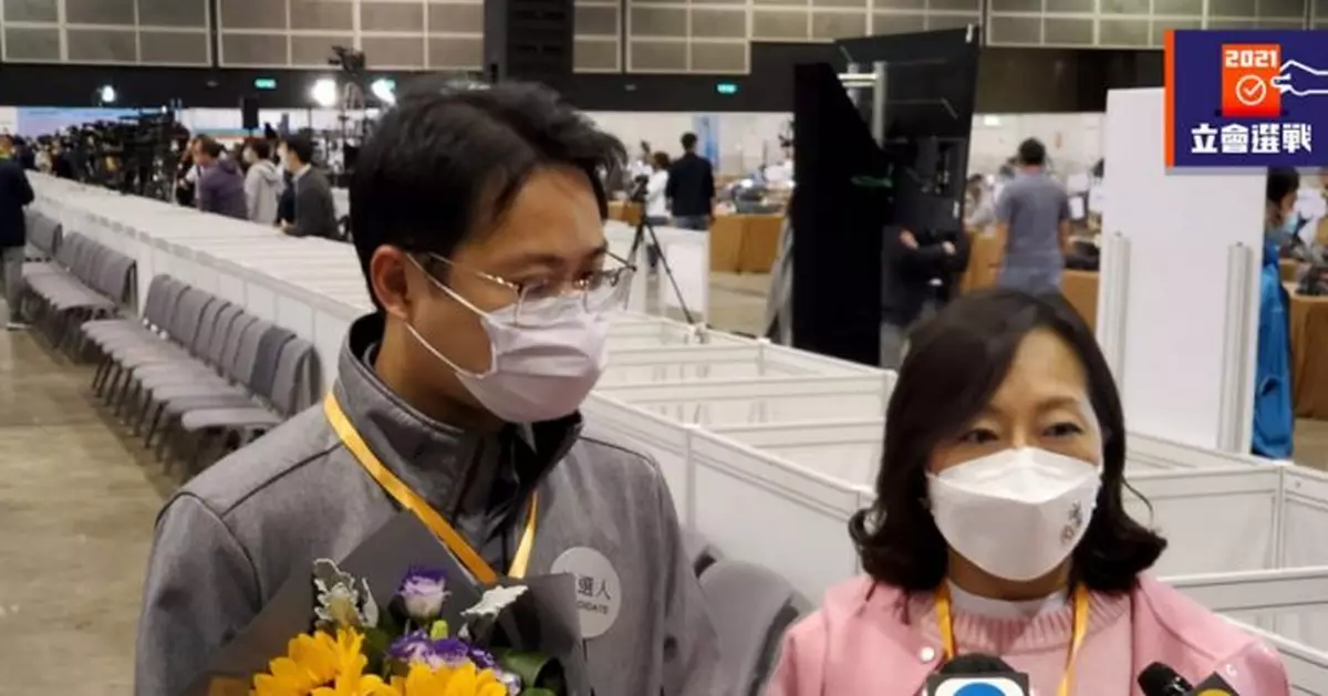 麥美娟當選感高興 對於蔡永強不能當選感失望