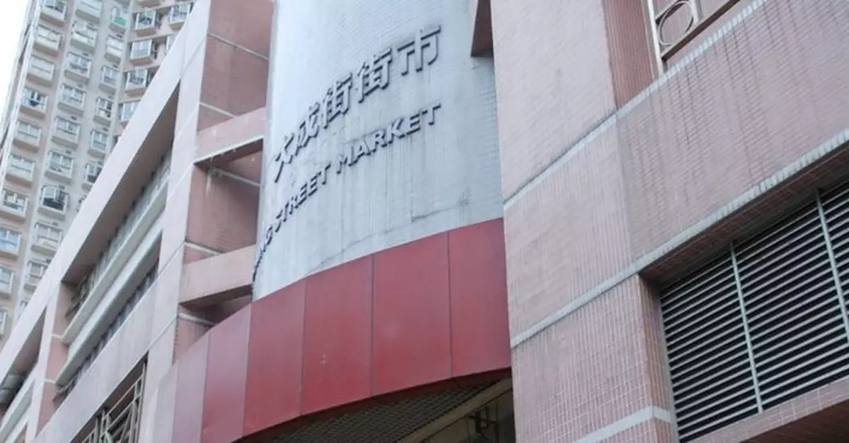 與新冠確診個案有關 黃大仙大成街街市今晚至周二關閉清潔消毒