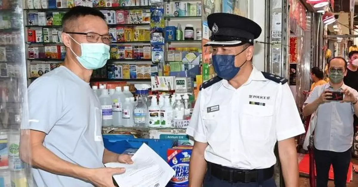 食環署及警方加強檢控店鋪非法擴展及阻塞通道 8個月共發631張罰告票