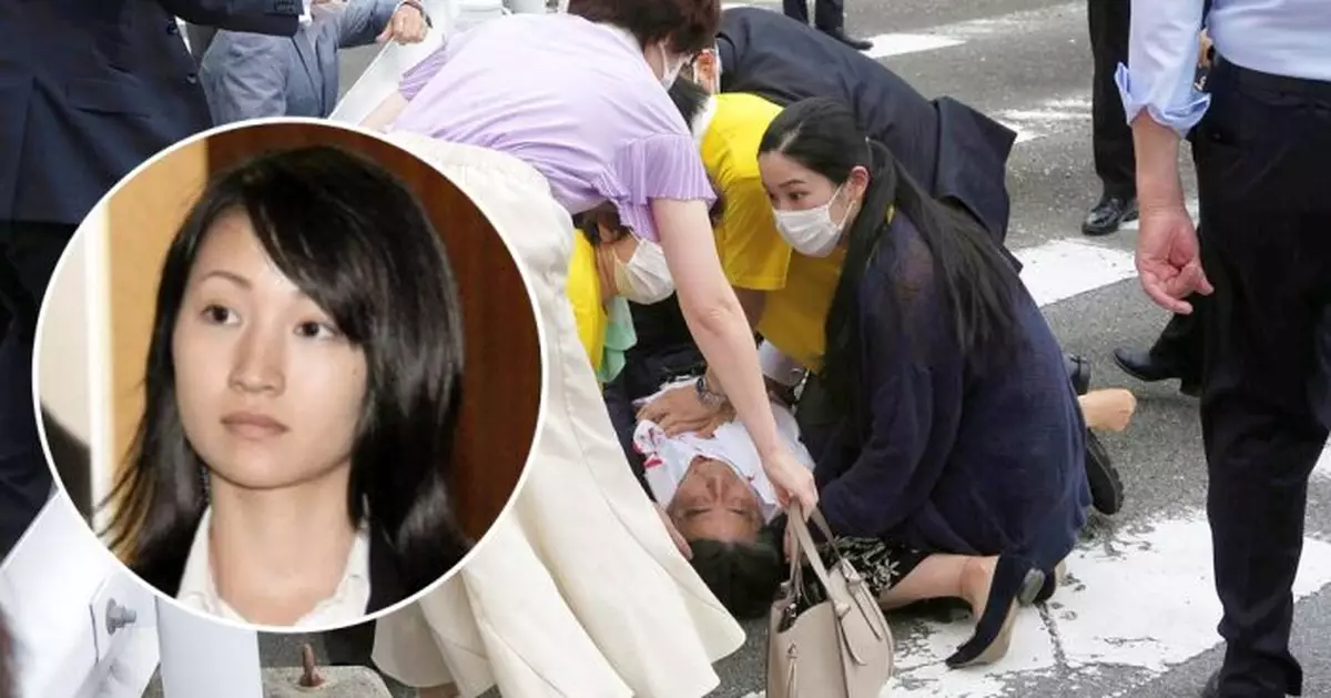 安倍遇刺案保安漏洞惹議 身邊女子並非網傳保鑣石田萌美