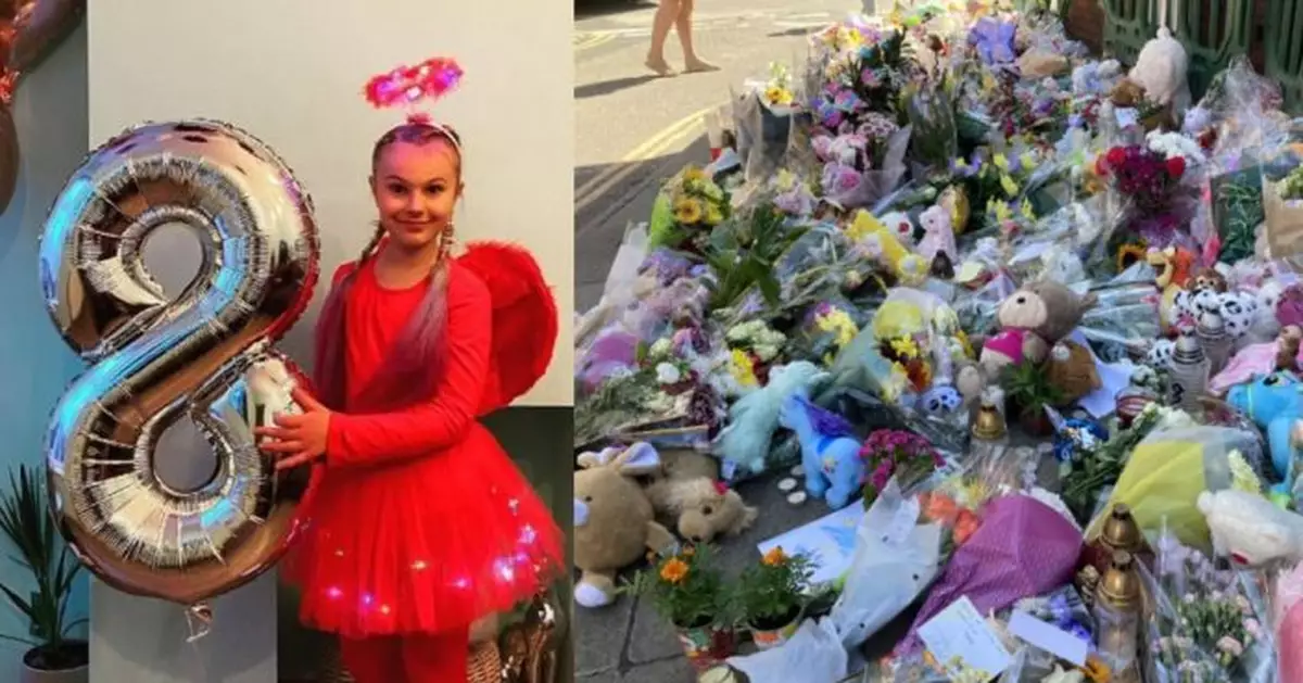 英國9歲女童街邊玩耍突遇襲 遭22歲男亂刀刺死