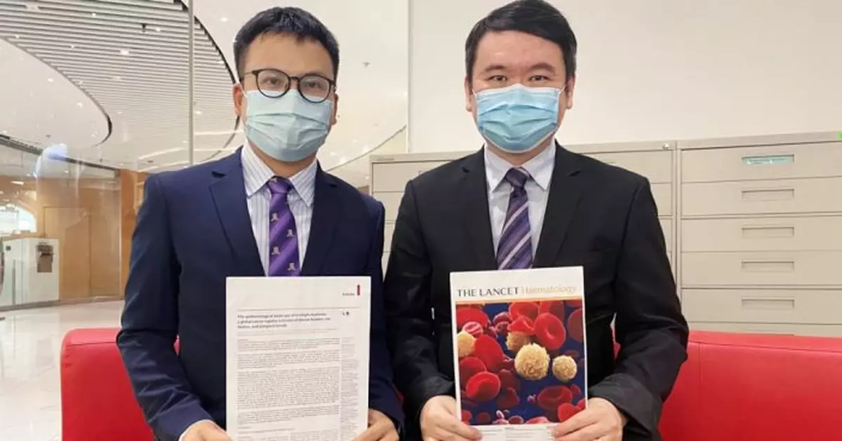 中大發現多發性骨髓瘤發病率上升 高收入國家男長者升幅最為顯著