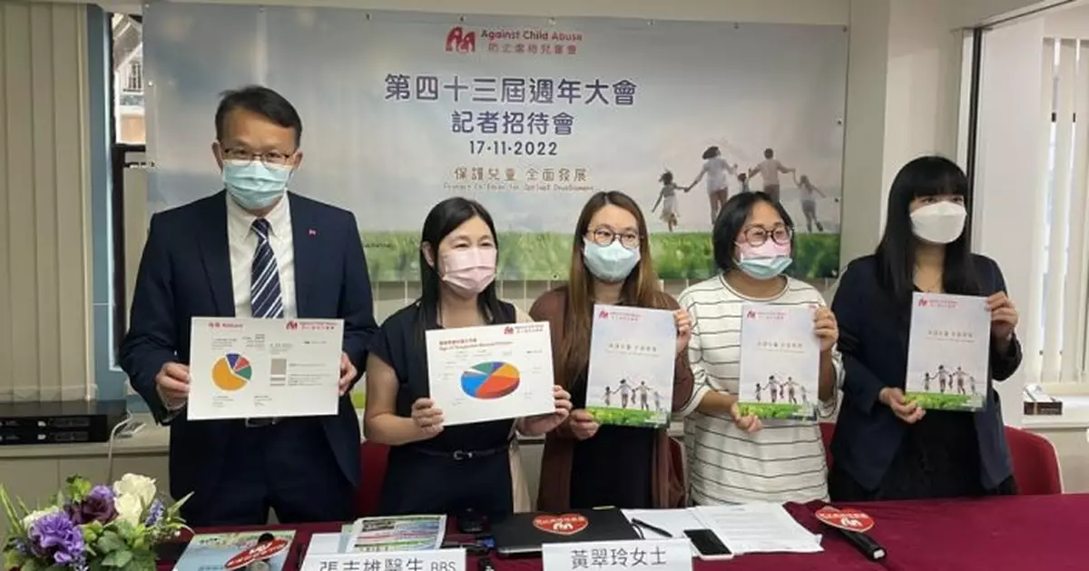 防虐兒會年接168宗懷疑個案 疑施虐者多為家庭成員
