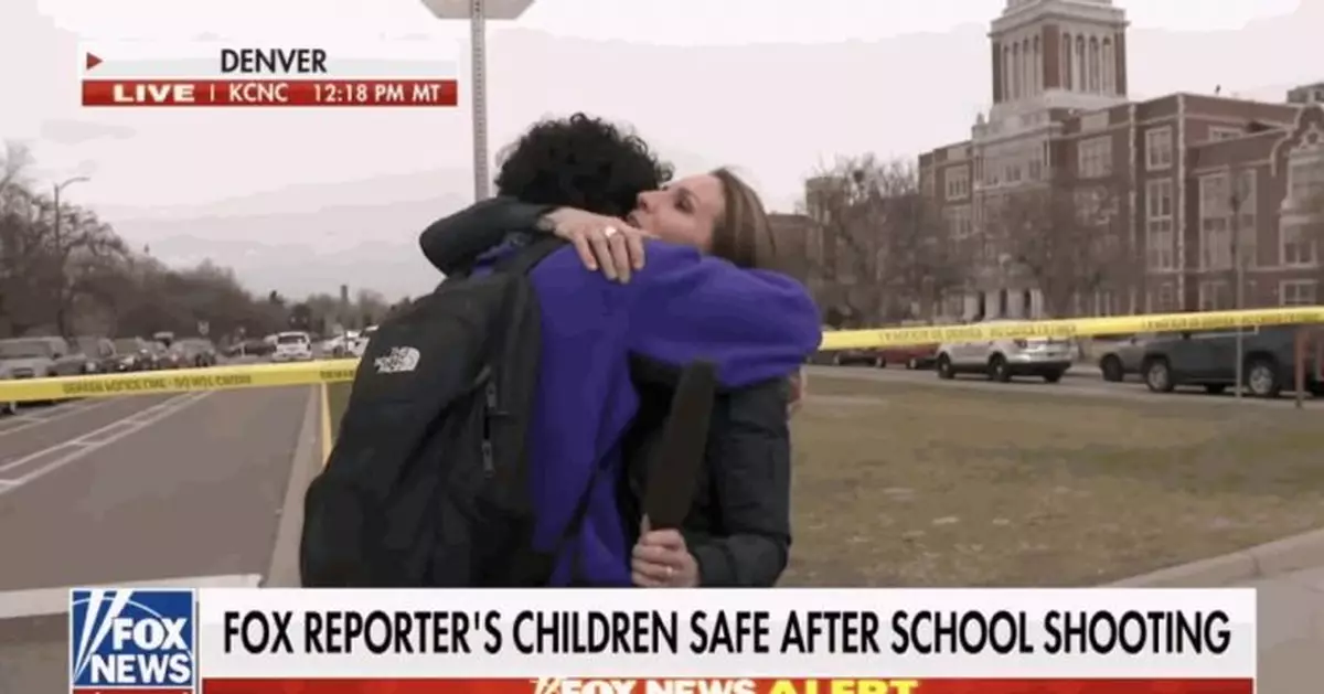 美國女記者現場報道學校槍擊案  兒子平安出現「母子相擁」感動世人