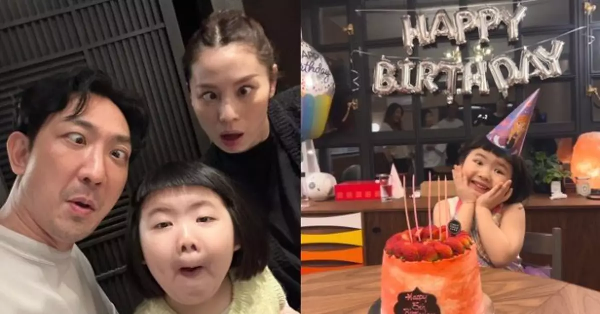 李元元5歲開生日開派對慶祝 擺甫士示範搞笑「港女生日十式」